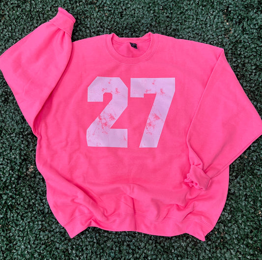 Custom Varsity Number Gildan Sweatshirt