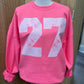 Custom Varsity Number Gildan Sweatshirt