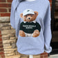 Teddy Bear School Spirit (Youth Middle) on Sport Gray