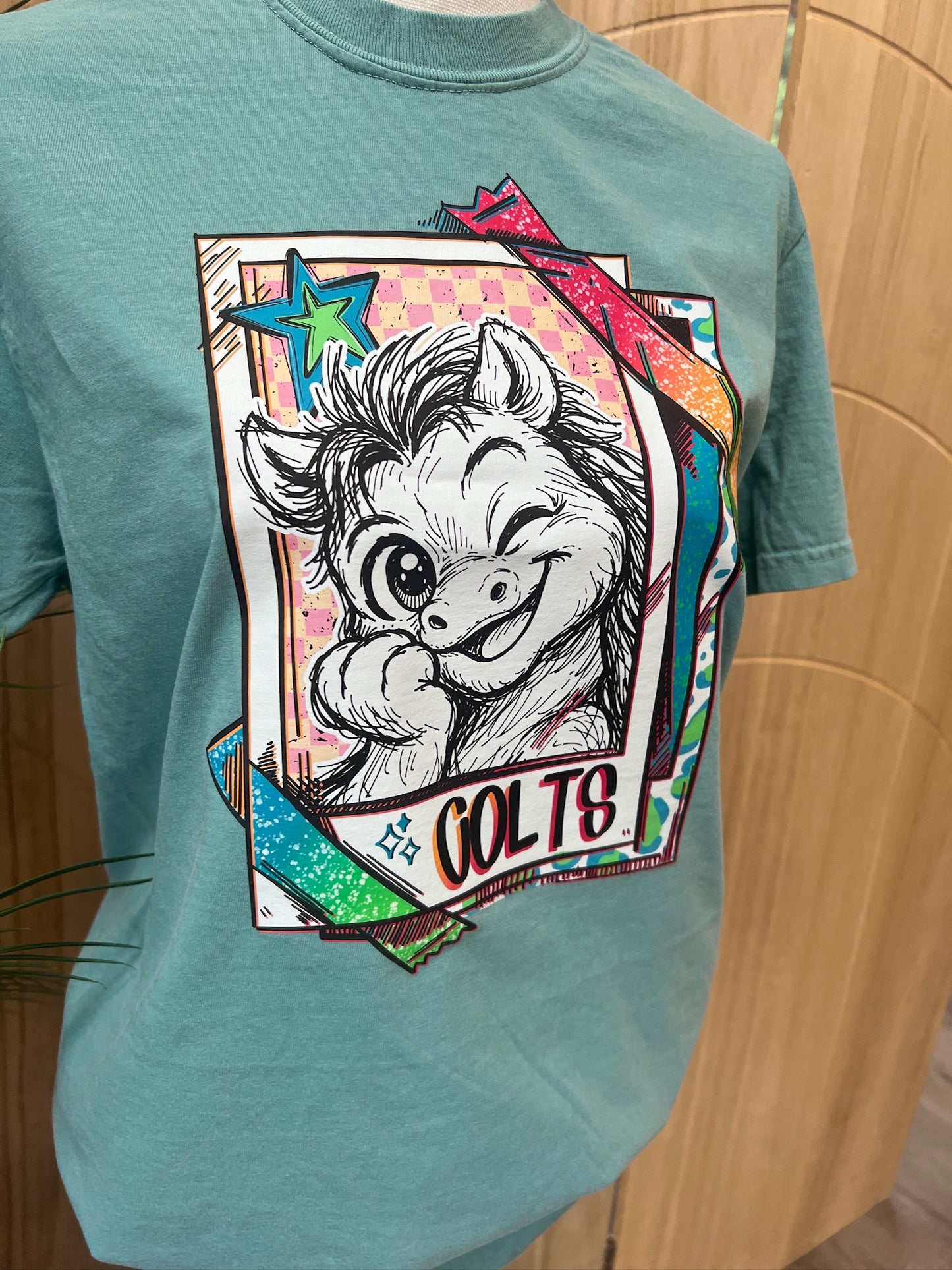 Cutie Mascot Colts on Comfort Colors (Shown on Seafoam)
