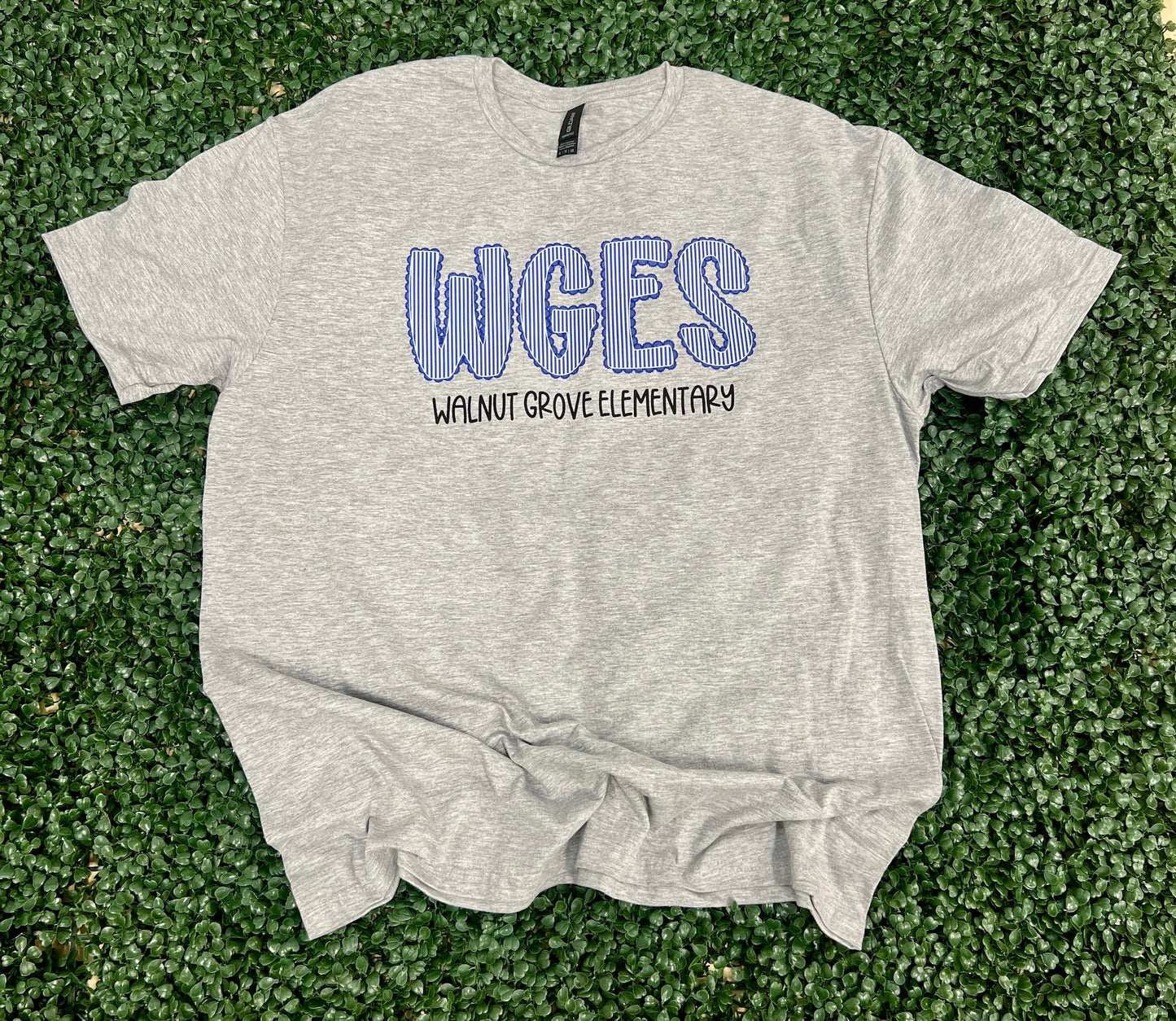 Seersucker Spirit Tee - Choose Your Text and Colors!