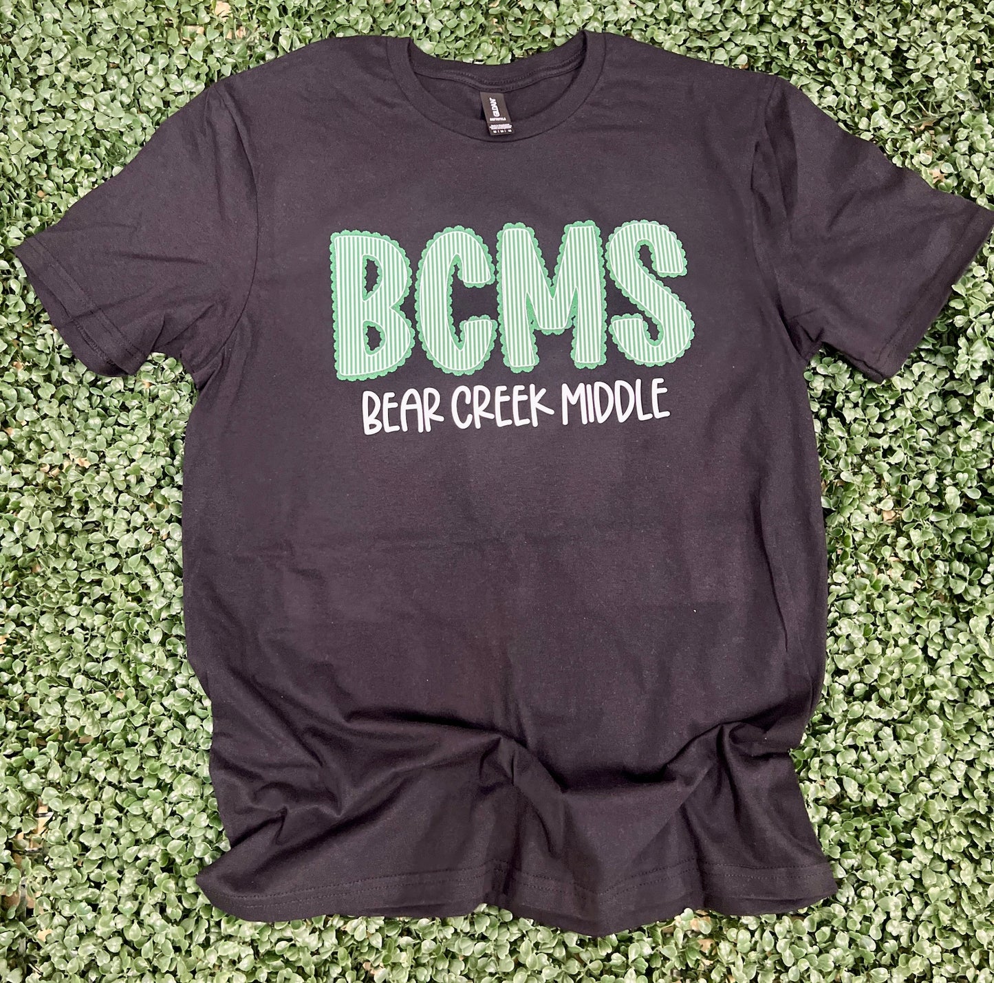 Seersucker Spirit Tee - Choose Your Text and Colors!
