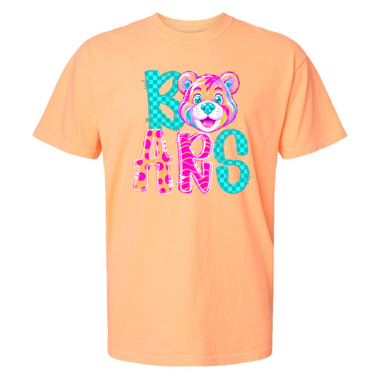 Pep Rally Riot Mascot Bears on Comfort Colors (Shown on Neon Cantaloupe)