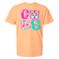 Pep Rally Riot Mascot Cubs on Comfort Colors (Shown on Neon Cantaloupe)