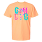 Pep Rally Riot Mascot Comets on Comfort Colors (Shown on Neon Cantaloupe)