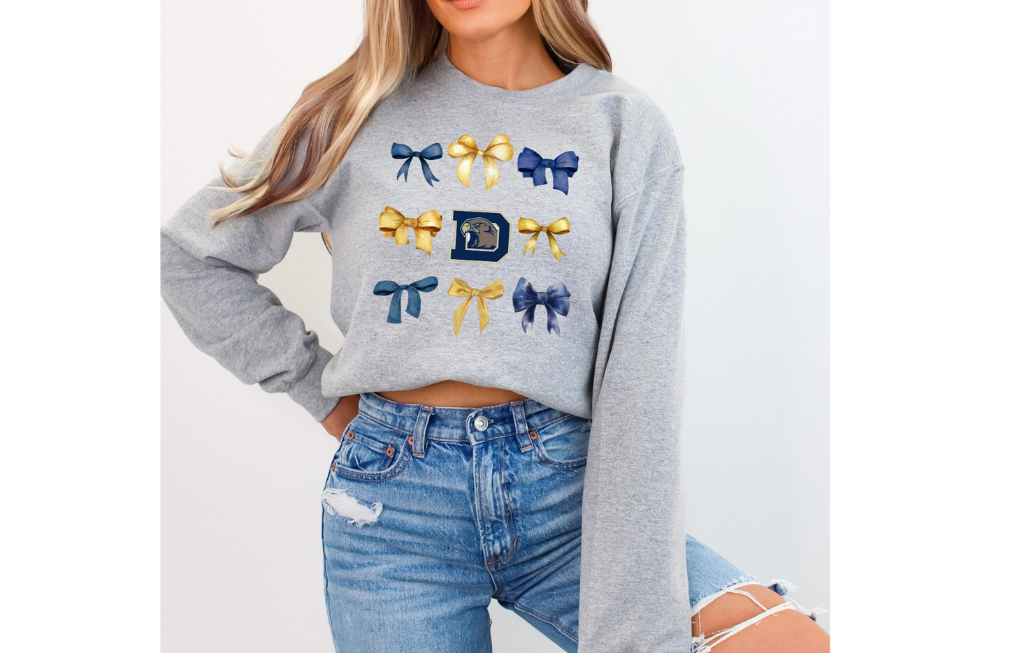 Dacula Coquette Bow Crewneck Sweatshirt