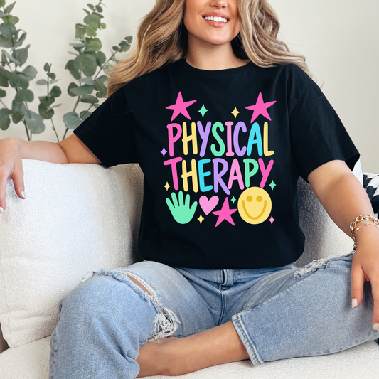 Colorful Physical Therapy on Black