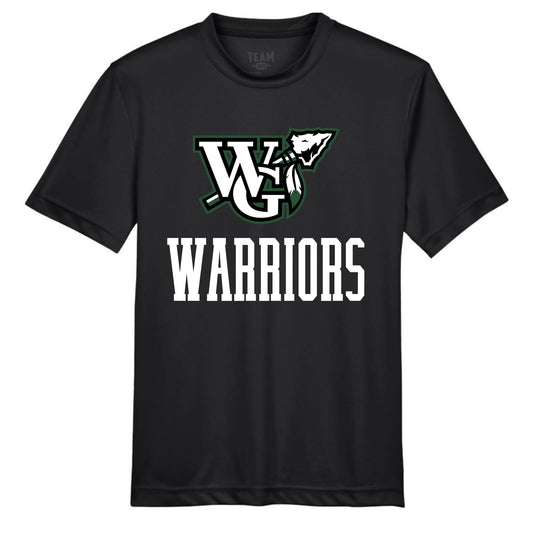 Warriors With Logo on Team365 Drifit Black
