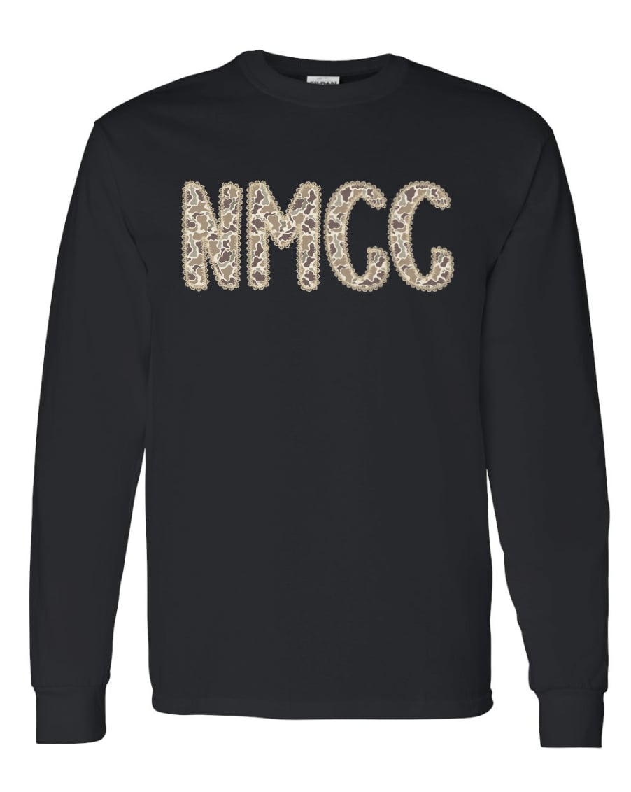 NMCC Camo Lace Print on Gildan Black