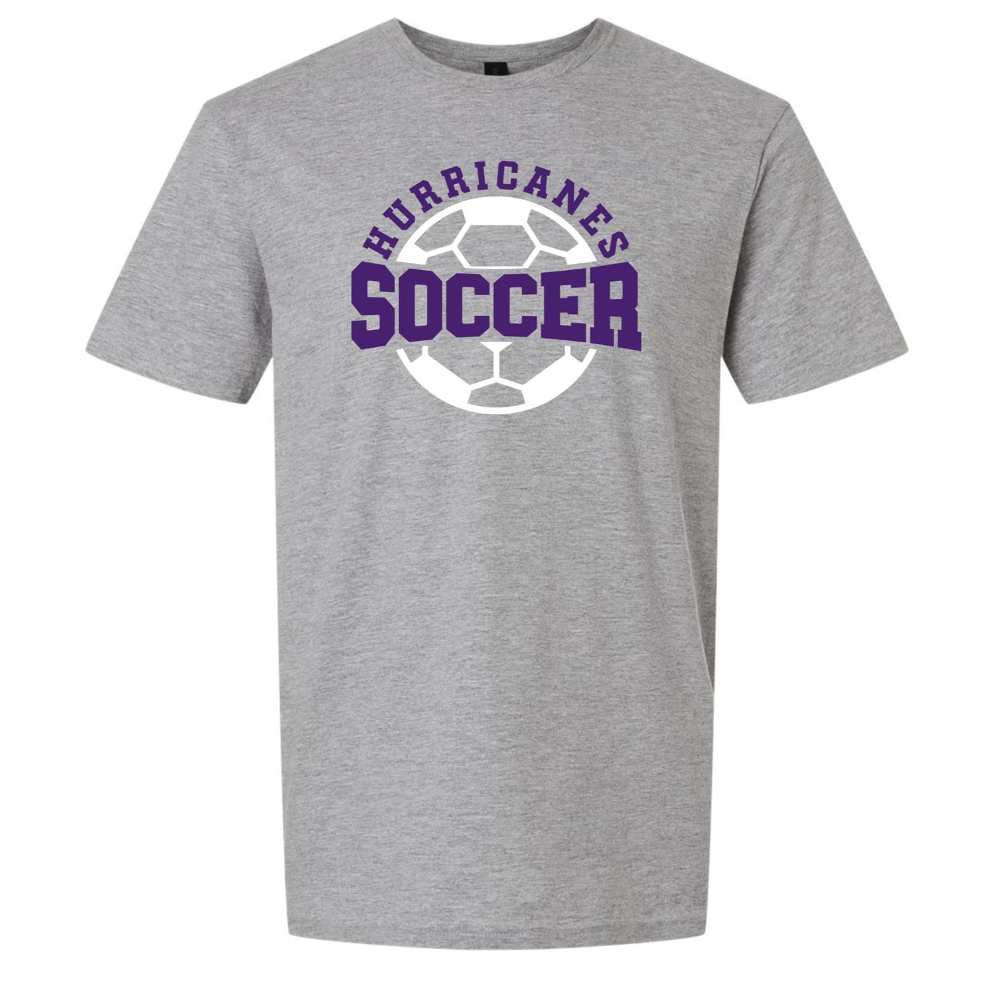 Custom Team/Mascot Soccer Apparel with Large Soccer Ball on Gildan